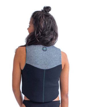 Jobe Womens Neoprene Vest + PFD - Cool Grey Impact Vest