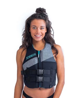 Jobe Womens Neoprene Vest + PFD - Cool Grey Impact Vest
