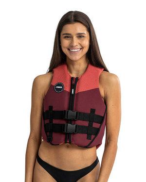 Jobe Womens Neoprene Vest + PFD - Rose Pink Impact Vest