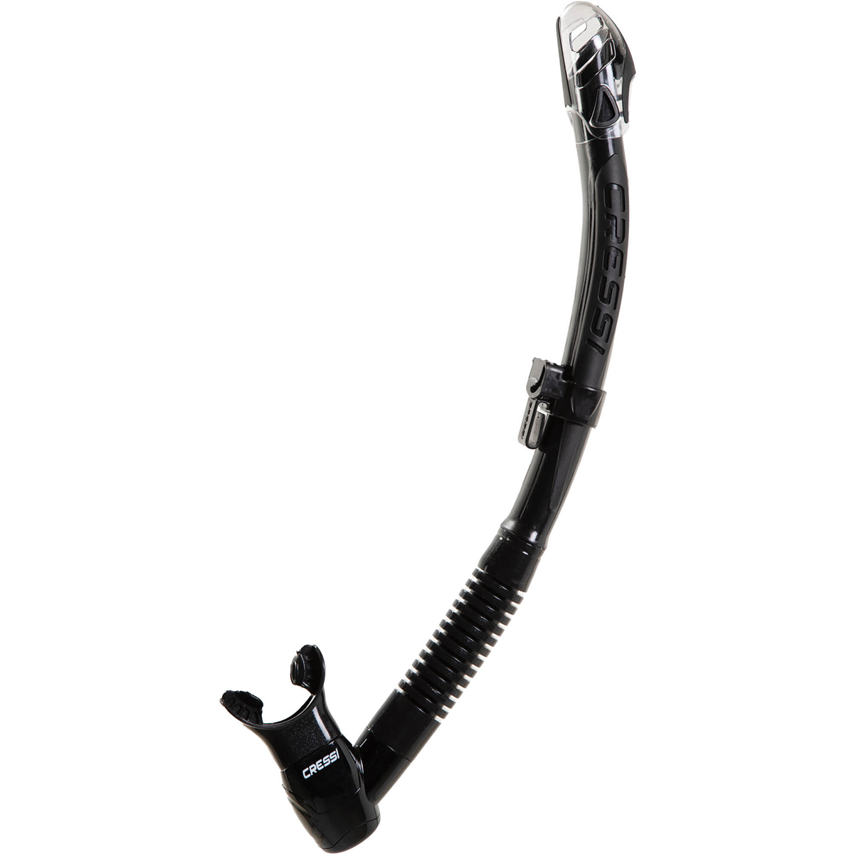Cressi Corfu Self Draining Snorkel Black
