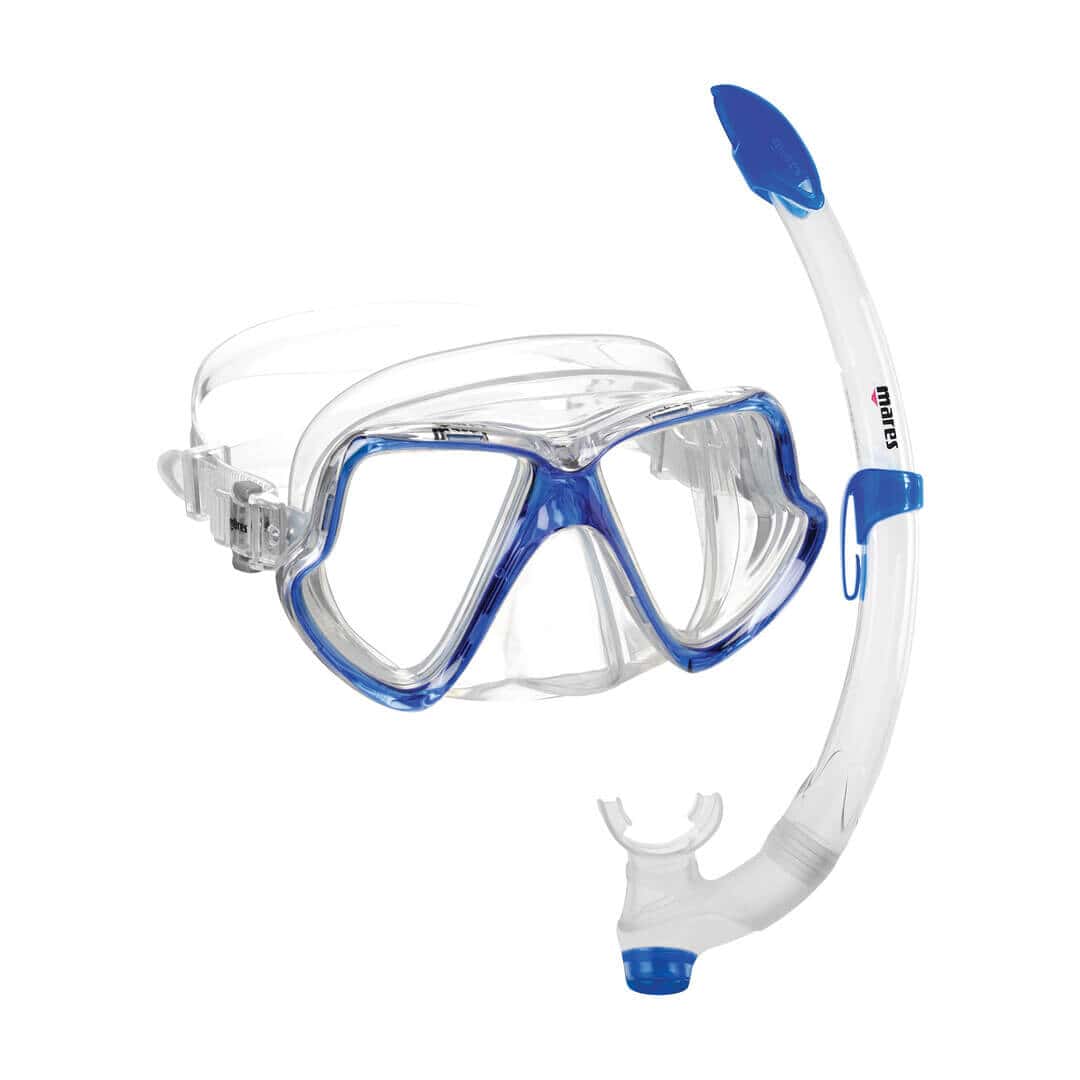 Mares Wahoo Mask + Snorkel Set Blue