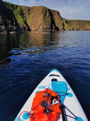 Swim Secure 28L Window Dry Bag - Tow Float - Orange