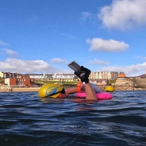 Swim Secure Open Water Swimming Tow Float Donut Pink