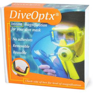 Hydrotac DiveOptx Stick On 4cm Magnifying Lenses For Diving Masks