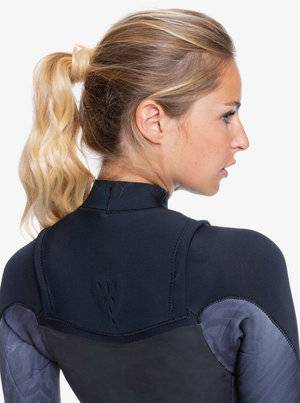Roxy Womens 5/4/3 Syncro Chest Zip Winter Wetsuit - Jet Black