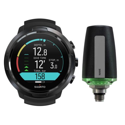 Suunto D5 Black Dive Computer With Tank Pod Bundle