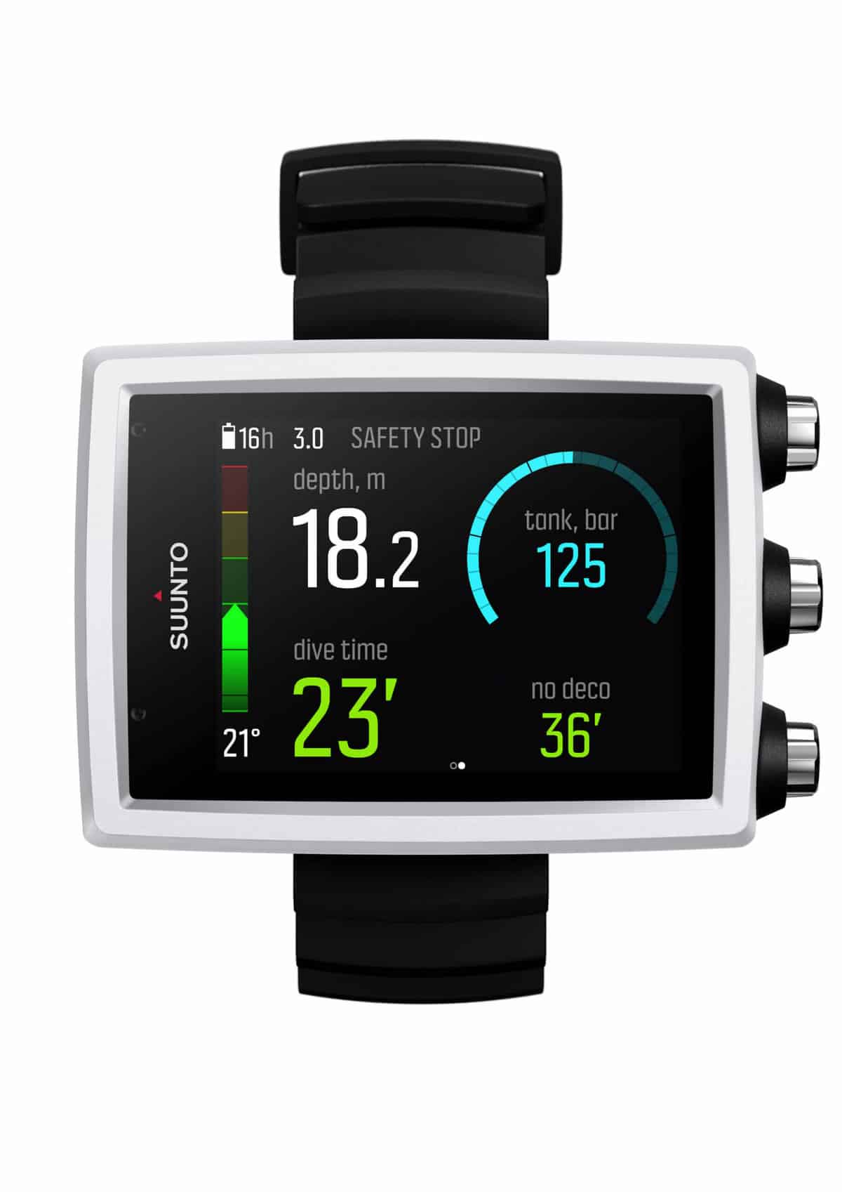 Suunto Eon Core Dive Computer White Dive Display