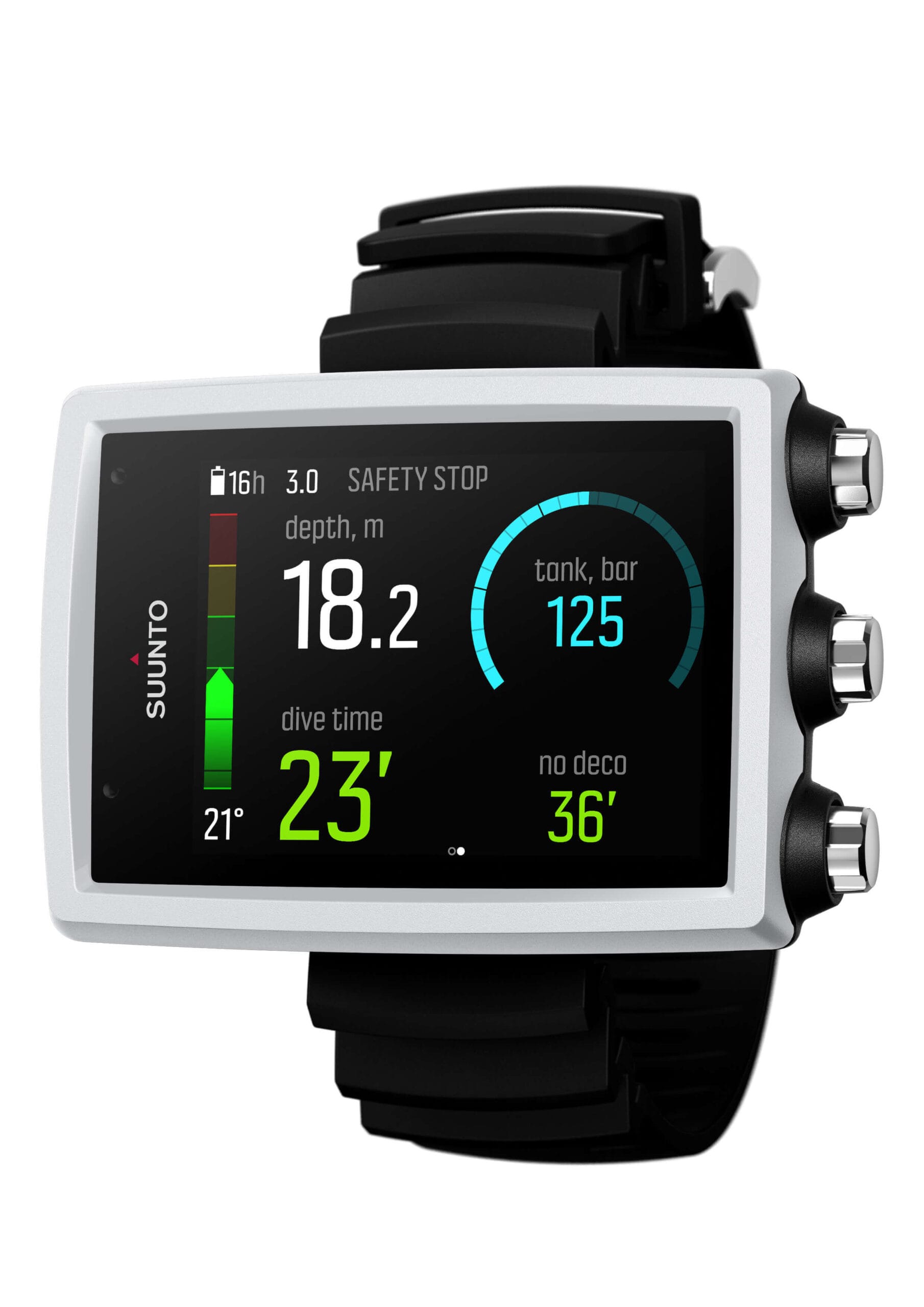 Suunto Eon Core Dive Computer White Dive Display