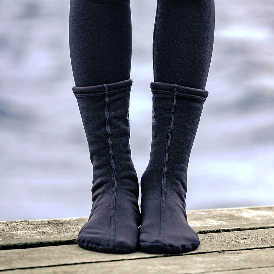 Fourth Element Xerotherm Socks Worn With Leggings