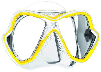 Mares X Vision Diving Mask - Clear White Yellow