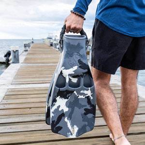 Scubapro Camo Jet Fins White Camo Lifestyle