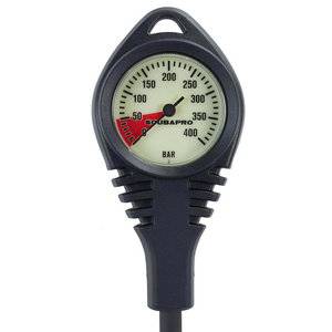 Scubapro Standard Pressure Gauge - Contents Gauge In Boot