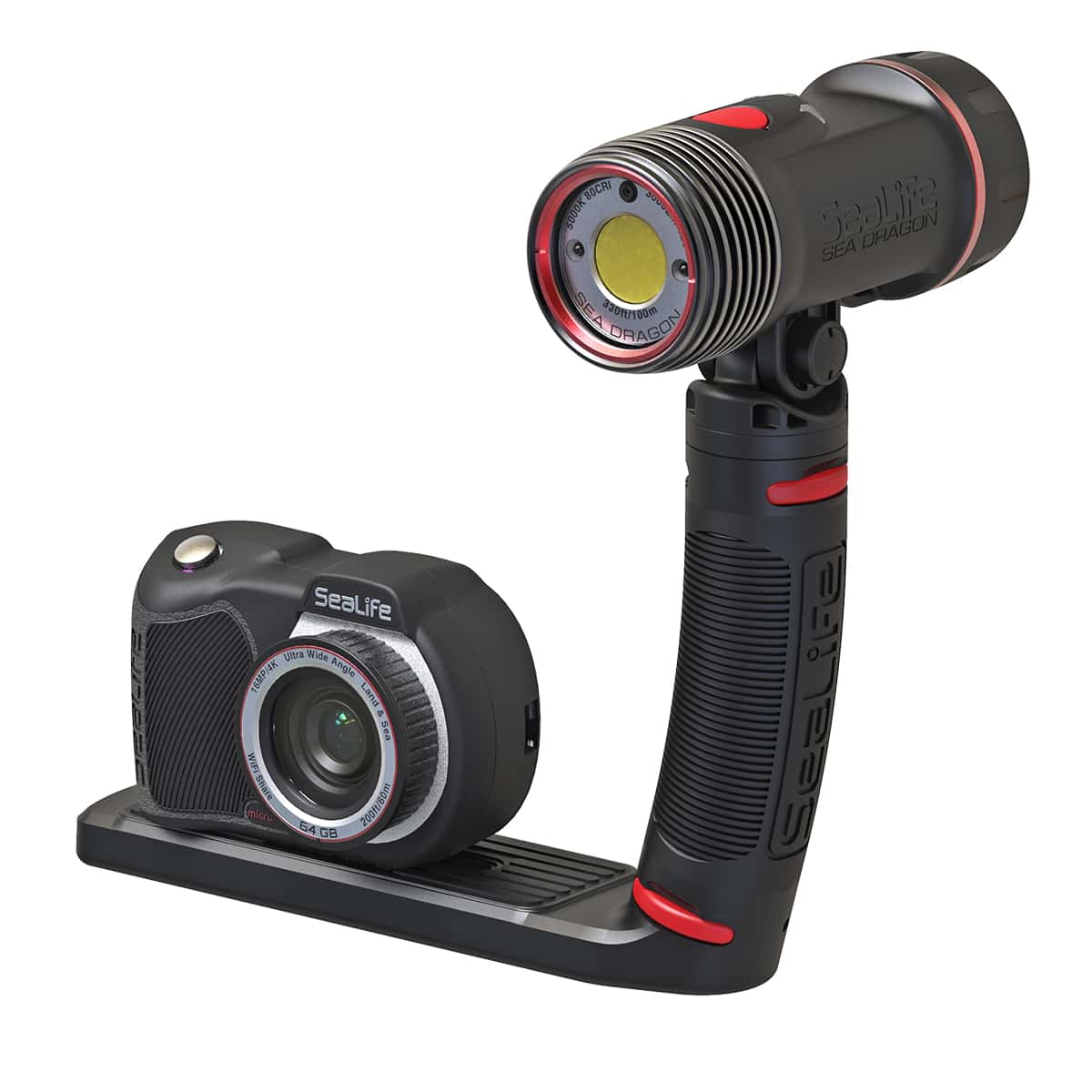 SeaLife Micro 3.0 Pro 3000 Light Set Front Profile