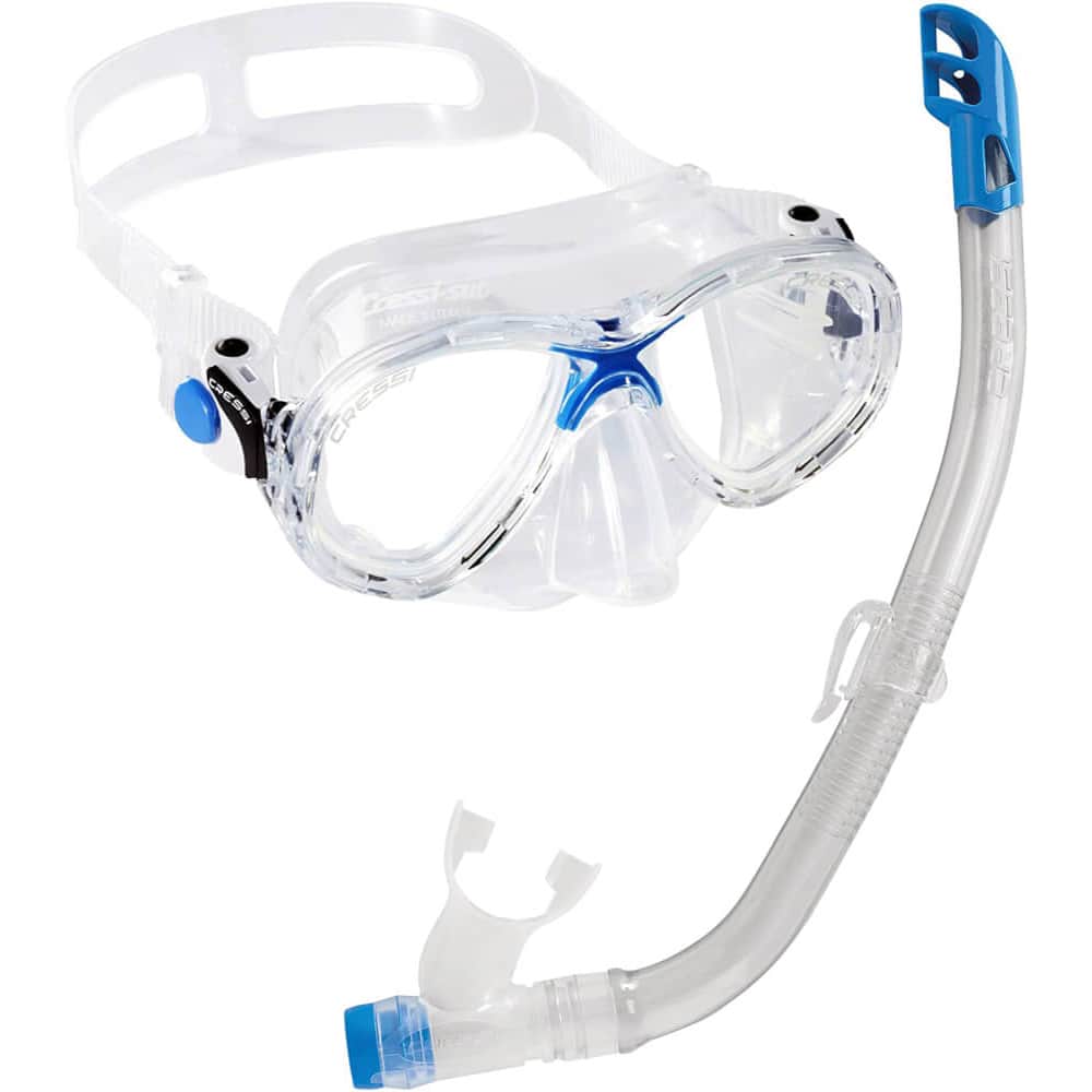 Cressi Marea Junior Mask + Snorkel Combo Blue