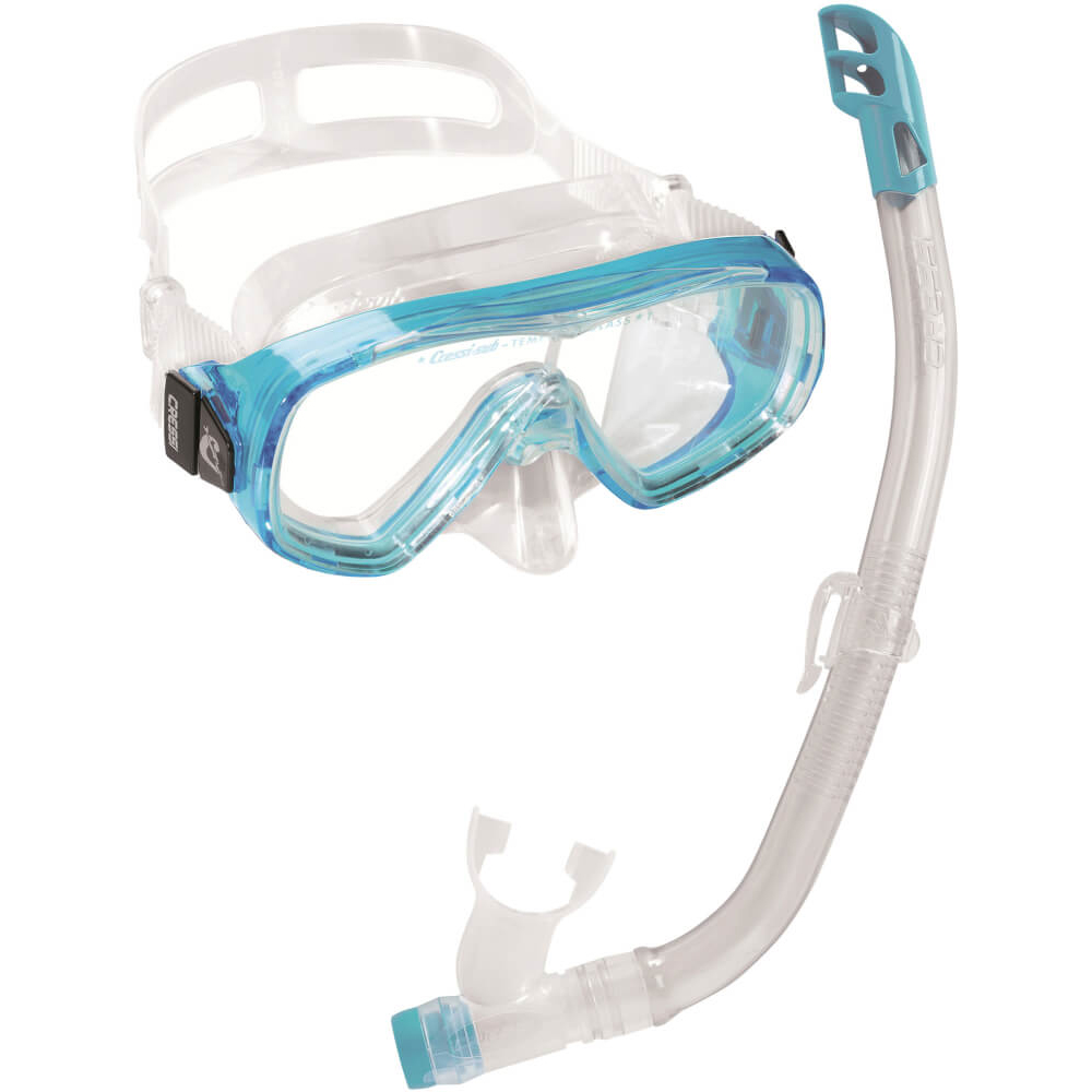 Cressi Ondina Junior Mask & Snorkel Set Aquamarine