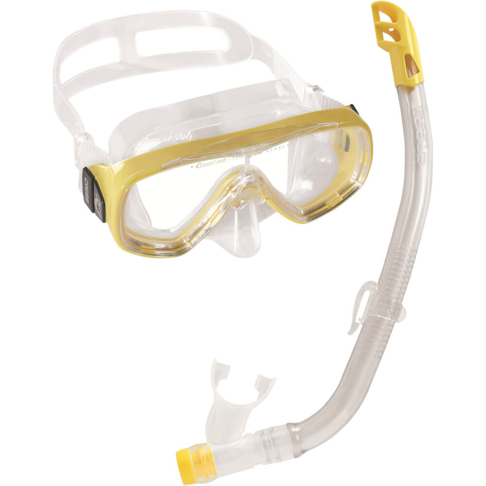 Cressi Ondina Junior Mask & Snorkel Set Yellow