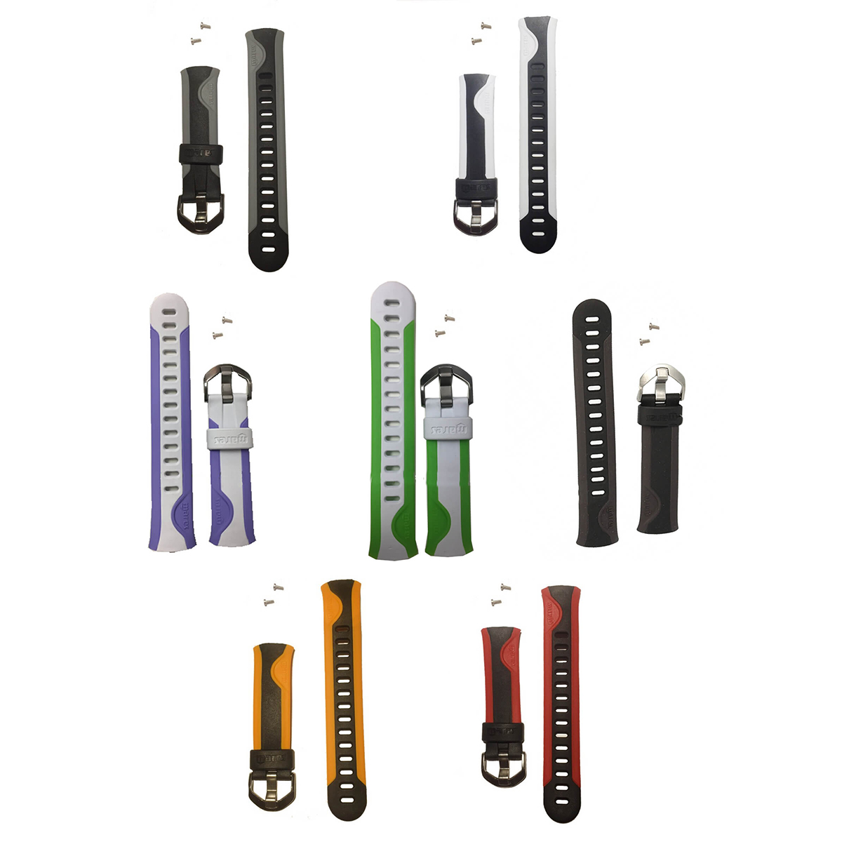 Mares Smart Computer Replacement Strap All colours Laid Out Straps