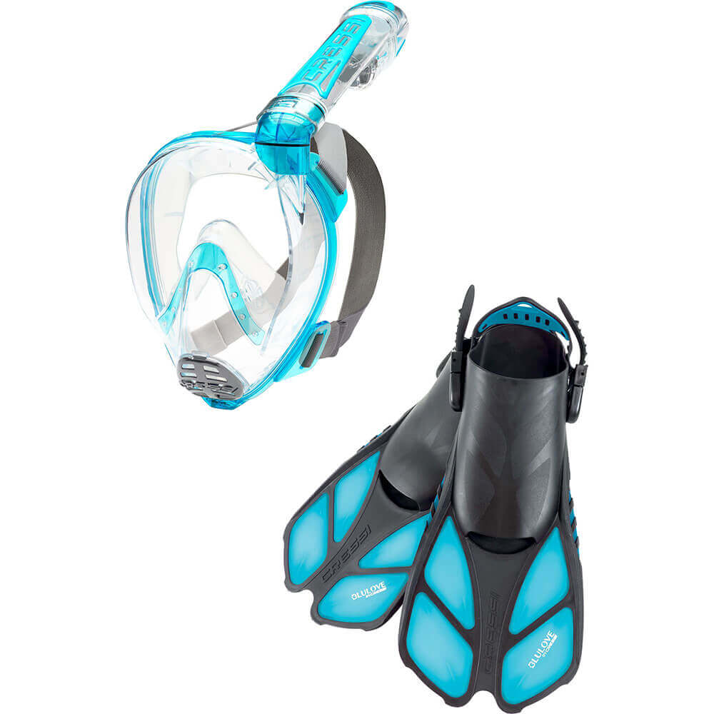 Cressi Duke Full Face Mask + Bonete Fins
