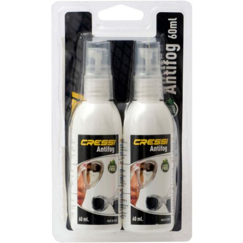 Cressi Mask Anti Fog Spray 2x60ml Twin Pack