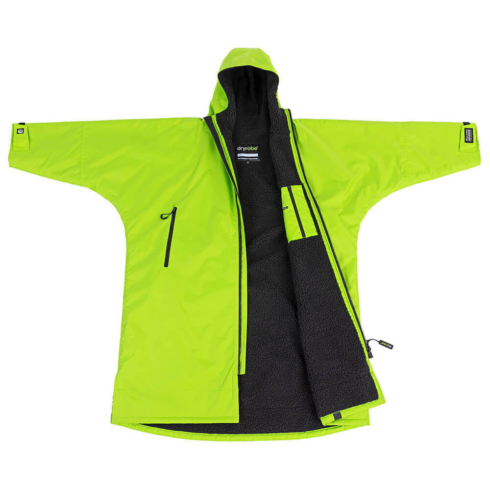 DryRobe Advanced Long Sleeve Lime/Black Flat
