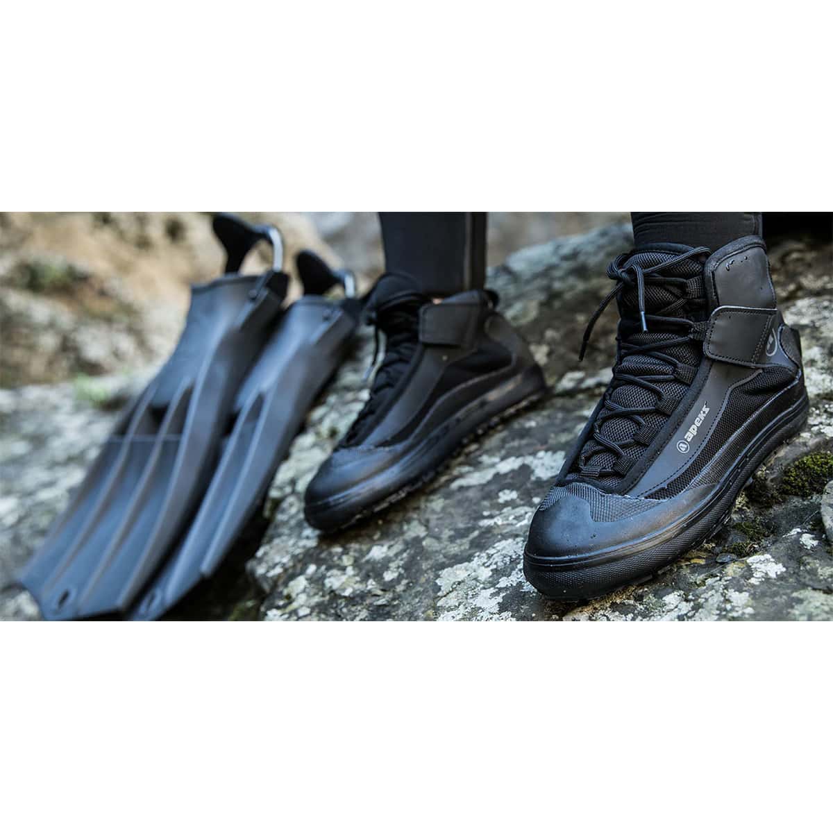 Apeks Thermiq Drysuit Boot Worn