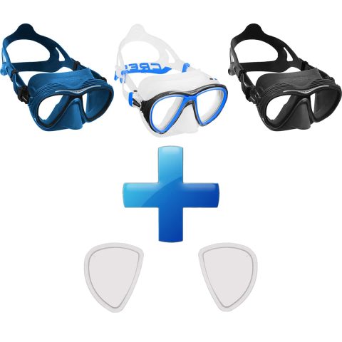 Cressi Quantum Mask With Fitted Prescription Lenses