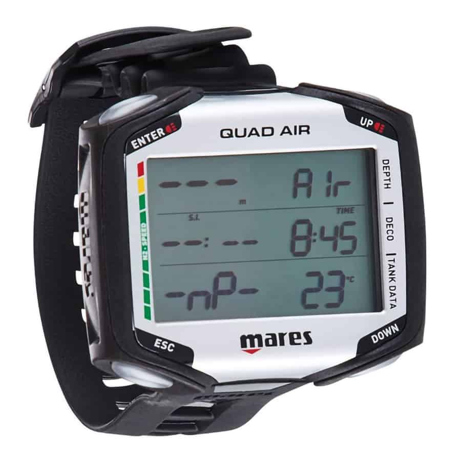 Mares Quad Air Dive Computer Pairing Display
