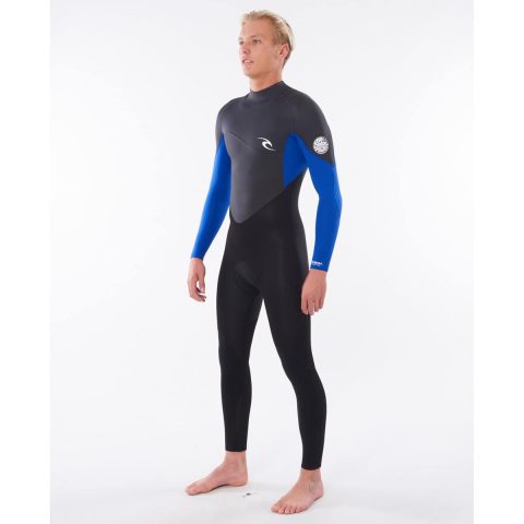 Rip Curl Mens Omega BZ 3/2mm Wetsuit Blue Profile