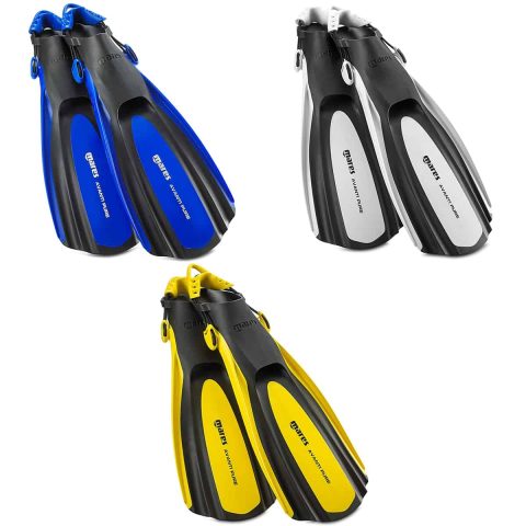 Mares Avanti Pure Dive Travel + Snorkelling Fins All Colours