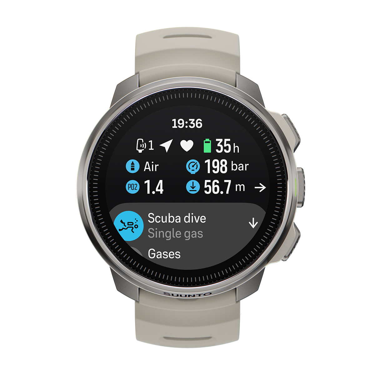 Suunto Ocean Dive Computer + Outdoor Sports Watch Sand