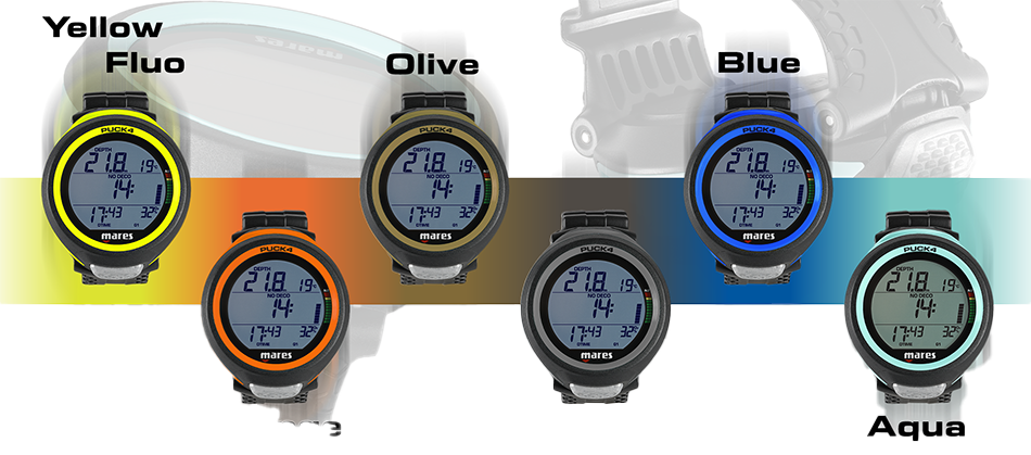 Mares Puck 4 Dive Computer Full Range