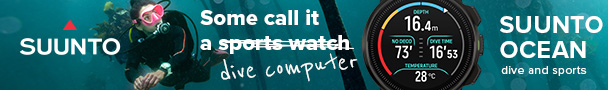 Suunto Ocean Dive Computer/Sports Watch Short Banner