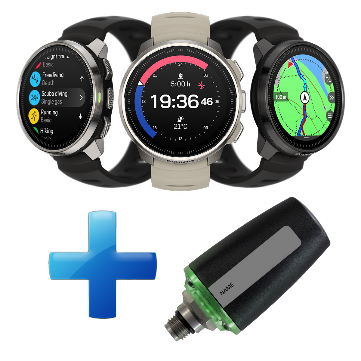 Suunto Ocean Dive Computer With Tank Pod Bundle