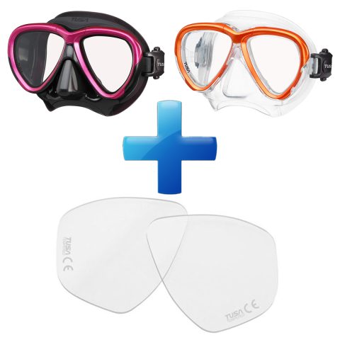 Tusa Intega Mask Fitted With Prescription Lenses