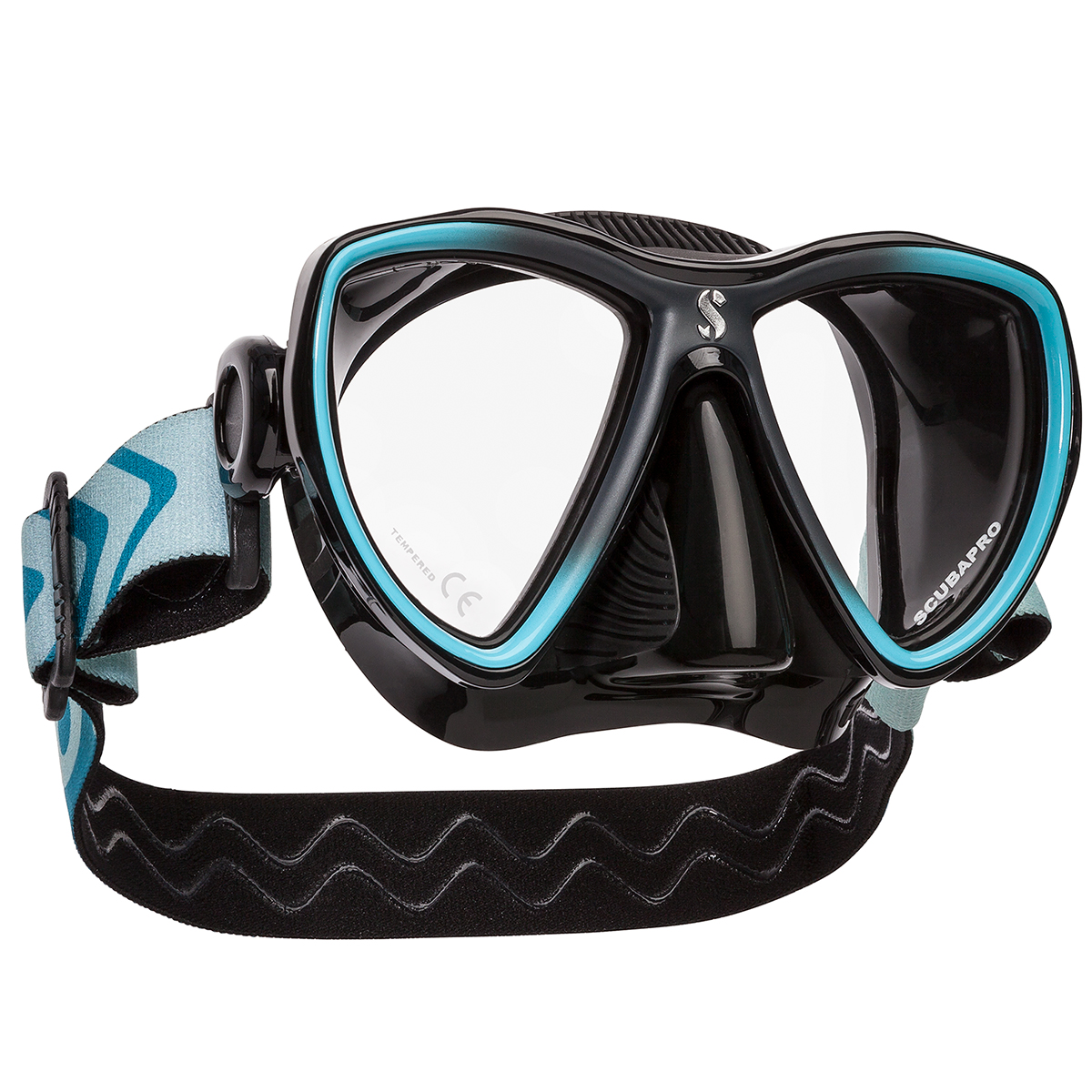 Scubapro Synergy Mini Diving Mask Black/Turquoise