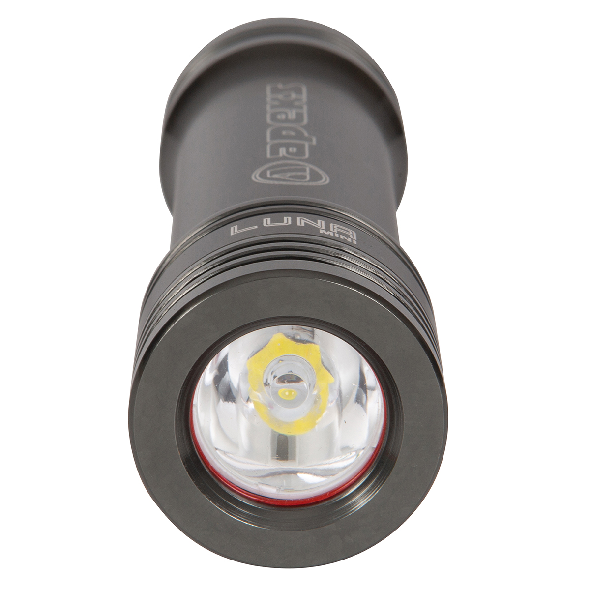 Apeks Luna Mini 1000 Lumens Dive Light Grey Front