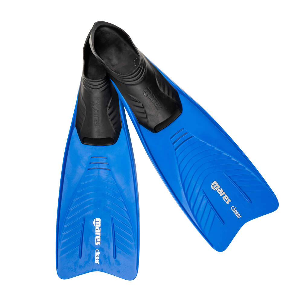 Mares Clipper FF Snorkelling Fins Blue Pair