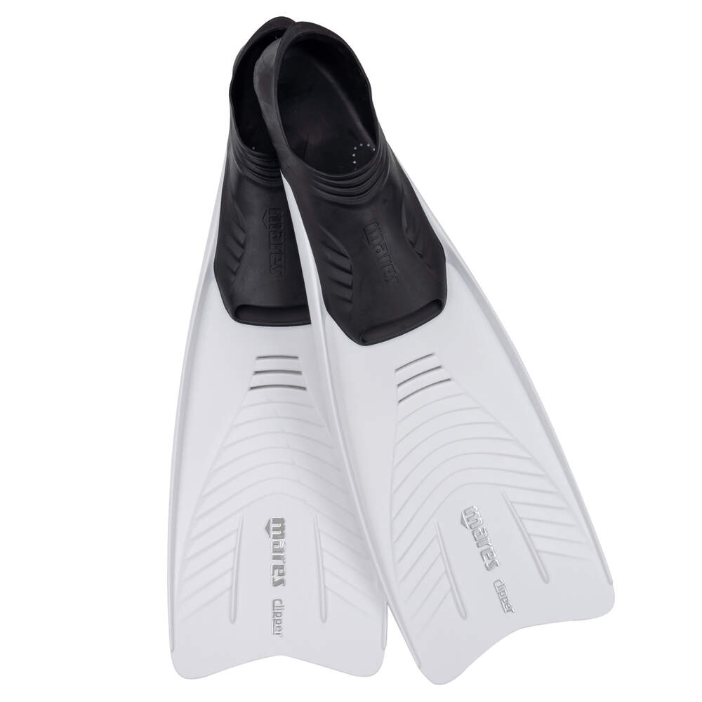 Mares Clipper FF Snorkelling Fins White Pair