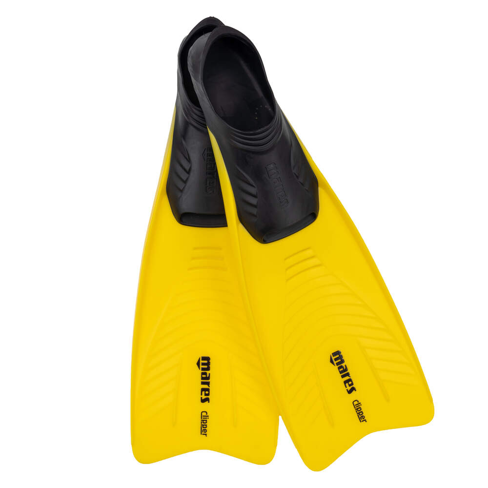 Mares Clipper FF Snorkelling Fins Yellow Pair