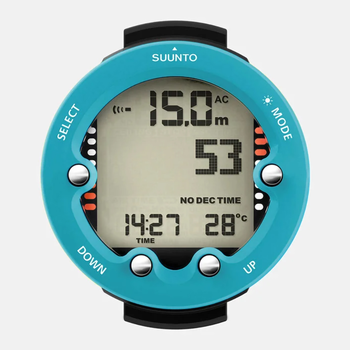Suunto Zoop Novo Computer Aqua Blue Front