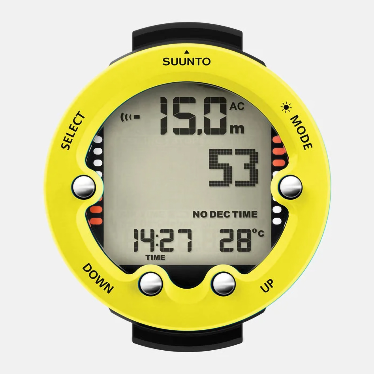 Suunto Zoop Novo Computer Lemon Yellow Front