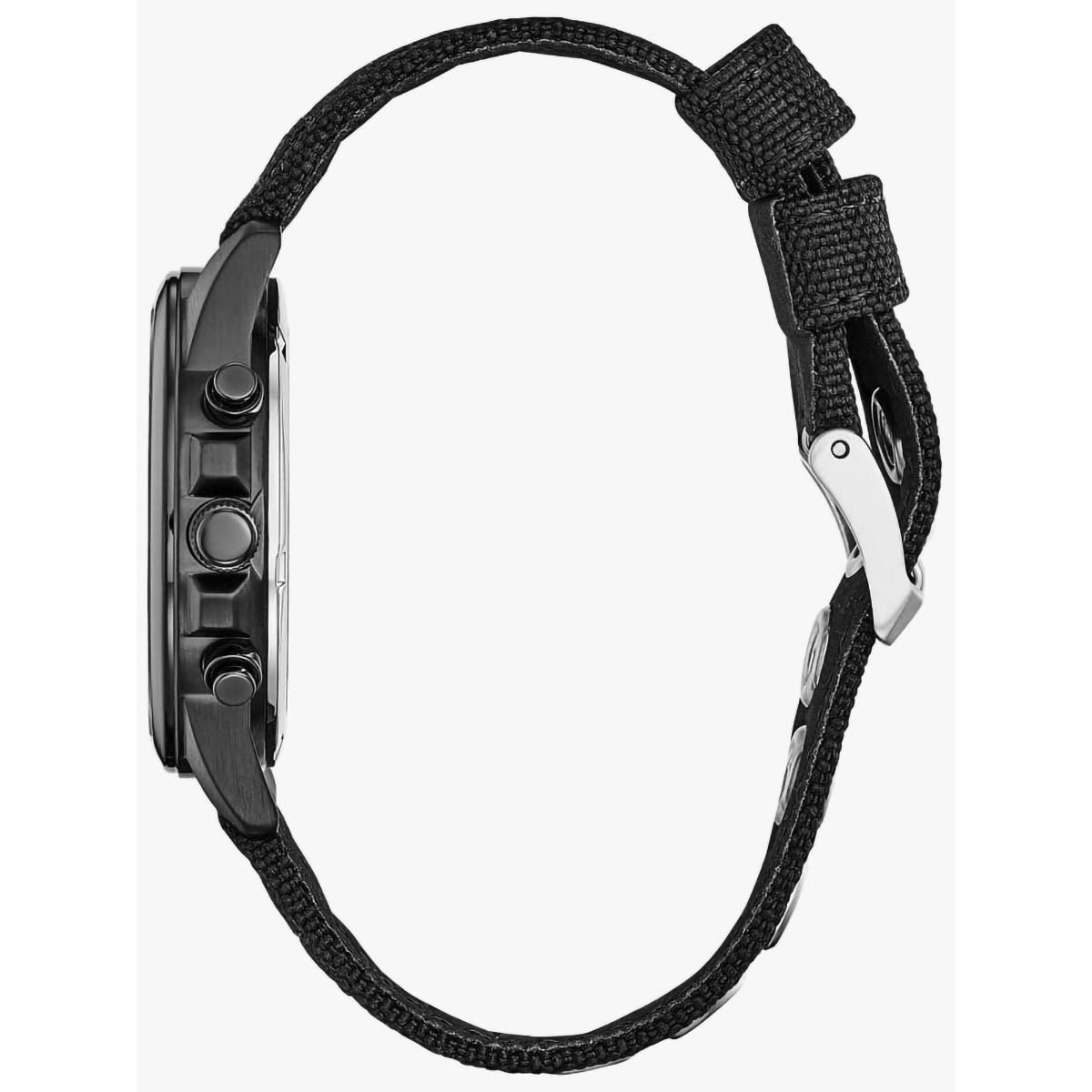 Citizen Military Black Watch With Fabric Strap AT0205-01E Side