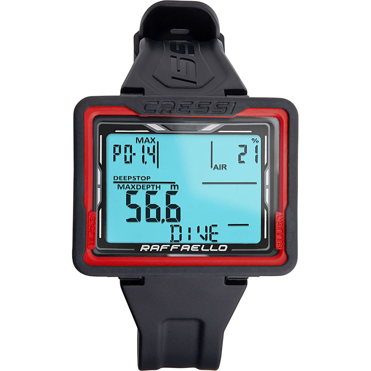Cressi Raffaello Dive Computer Red