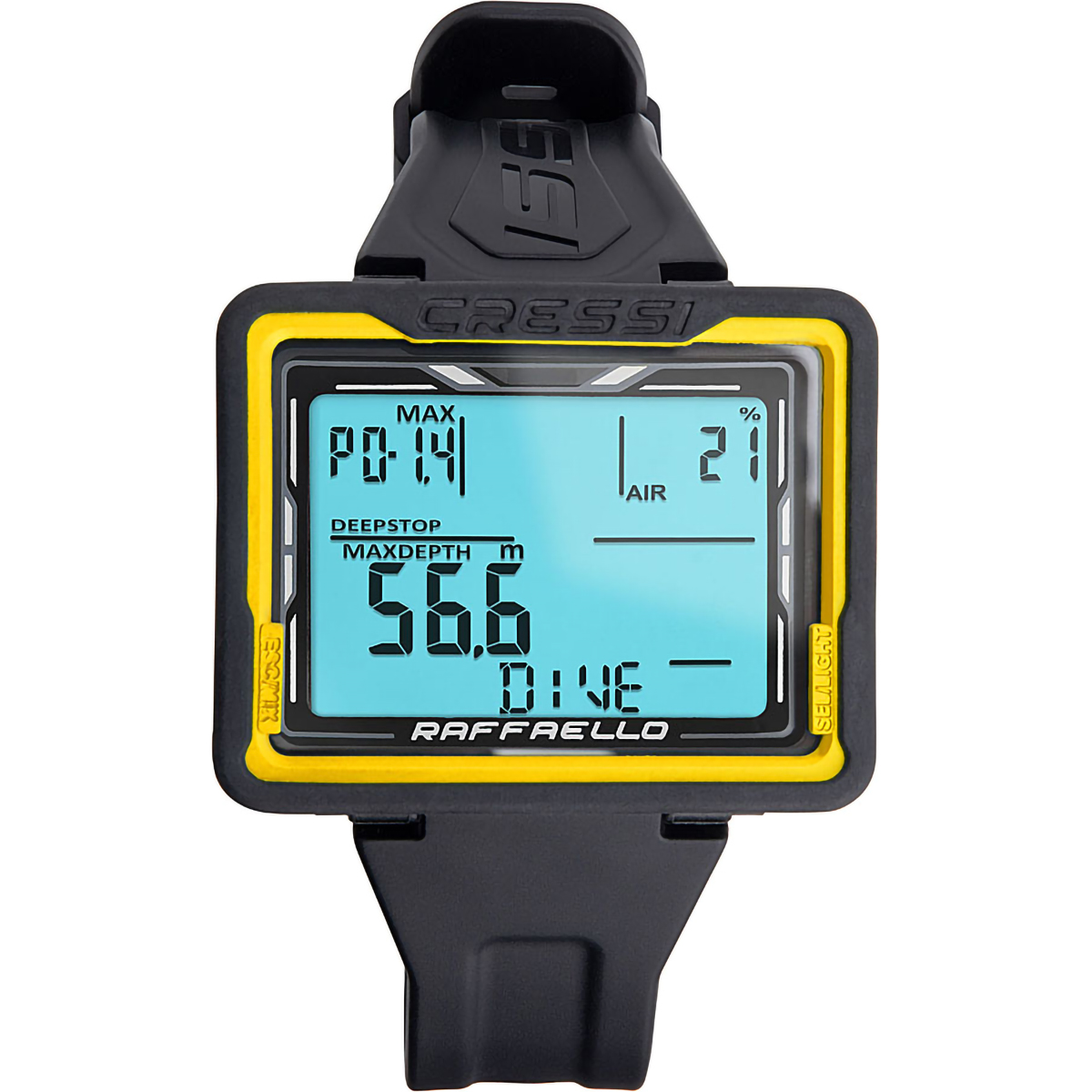 Cressi Raffaello Dive Computer Yellow