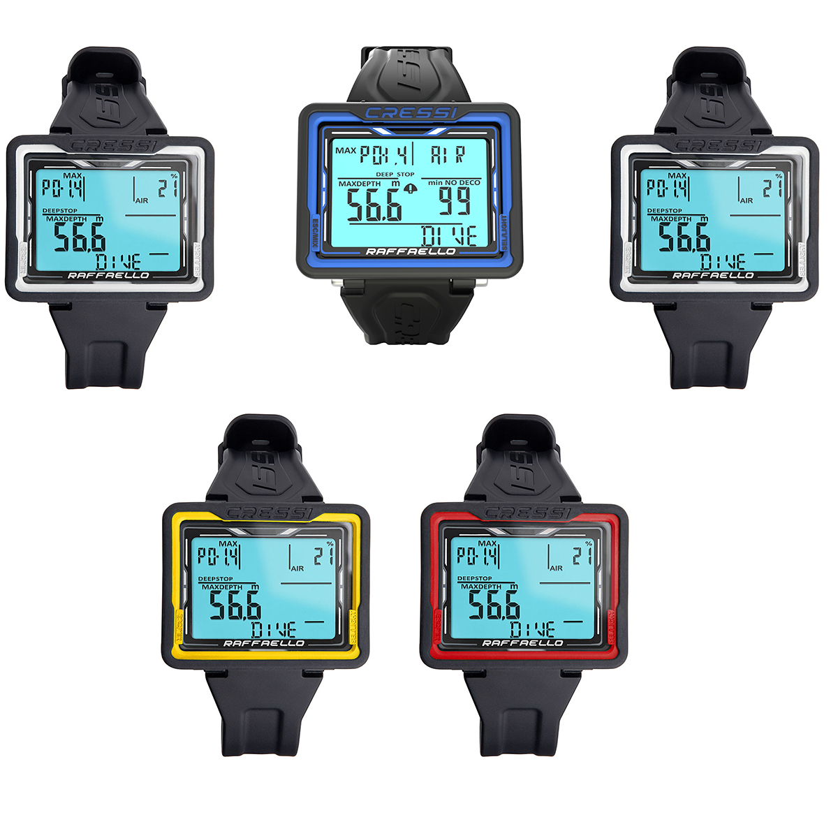 Cressi Raffaello Dive Computer All Colours