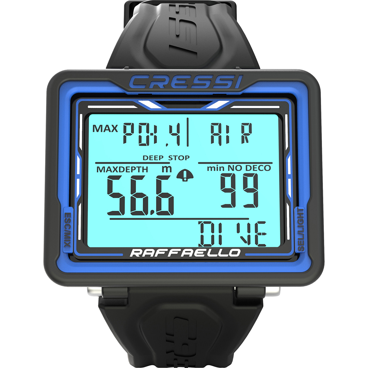 Cressi Raffaello Dive Computer Blue