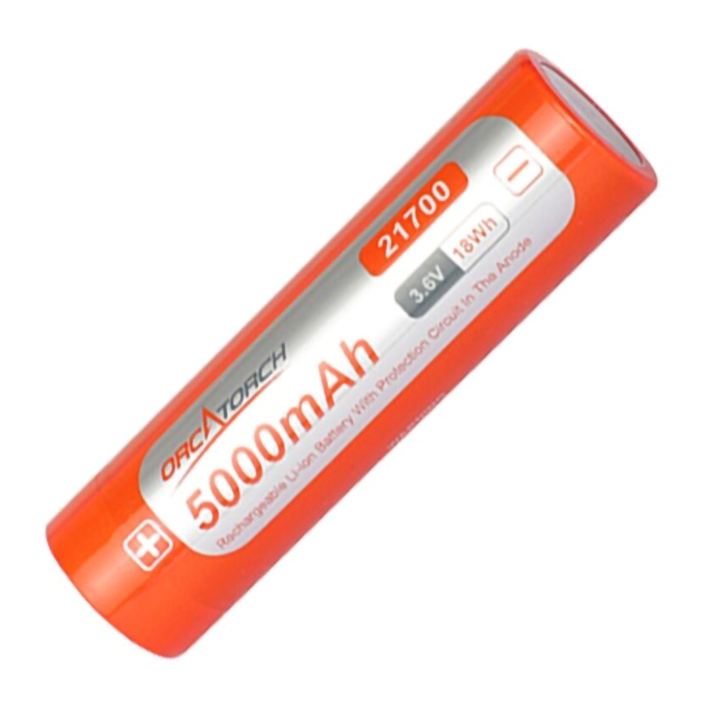 Orcatorch 21700 USB-C Rechargeable Dive Light Battery