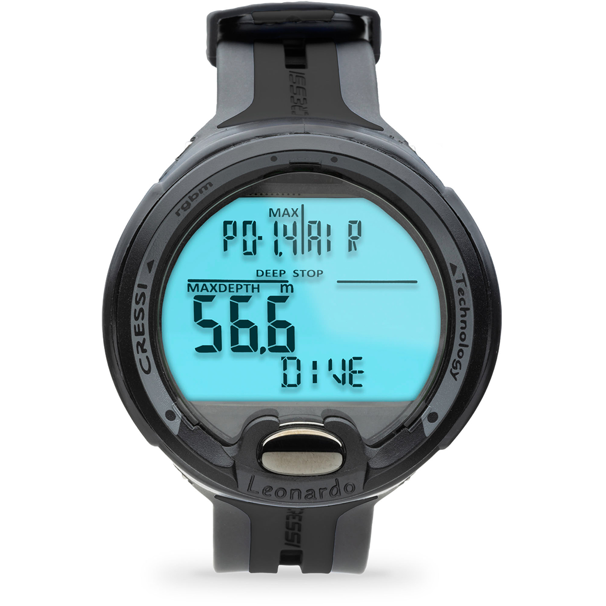 Cressi Leonardo 2.0 Dive Computer Black Front