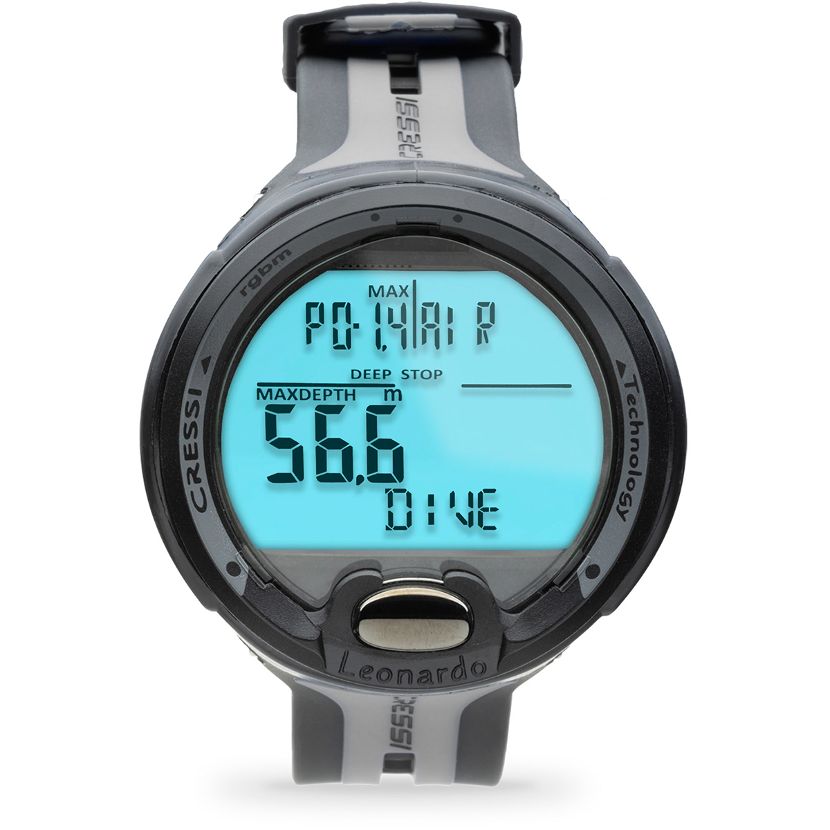 Cressi Leonardo 2.0 Dive Computer Black/Grey Front