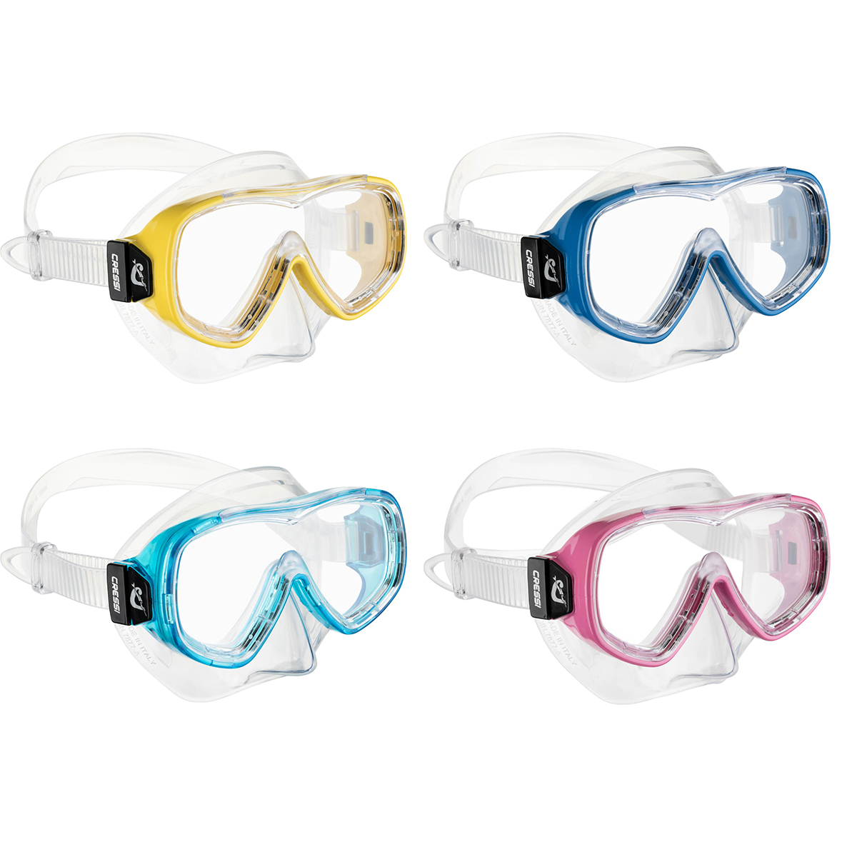 Cressi Piumetta Kids Mask 3-6yrs All Colours